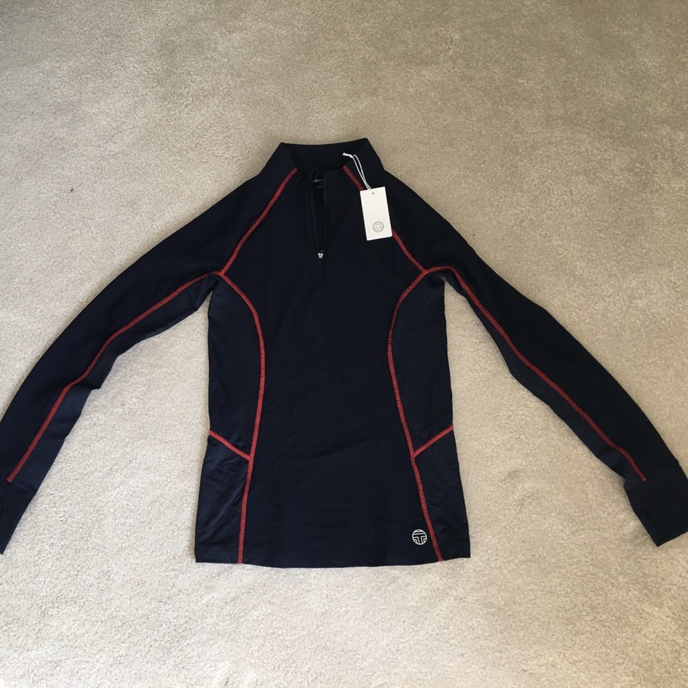 Tory Sport quarter zip pullover